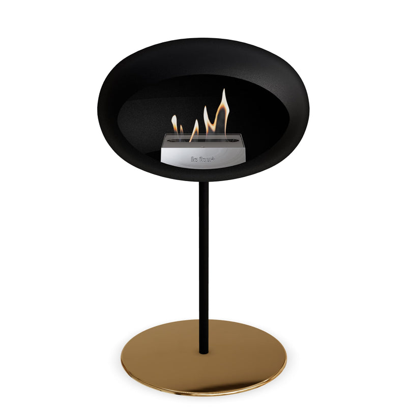 Le Feu Steel Low Dome <br>Black