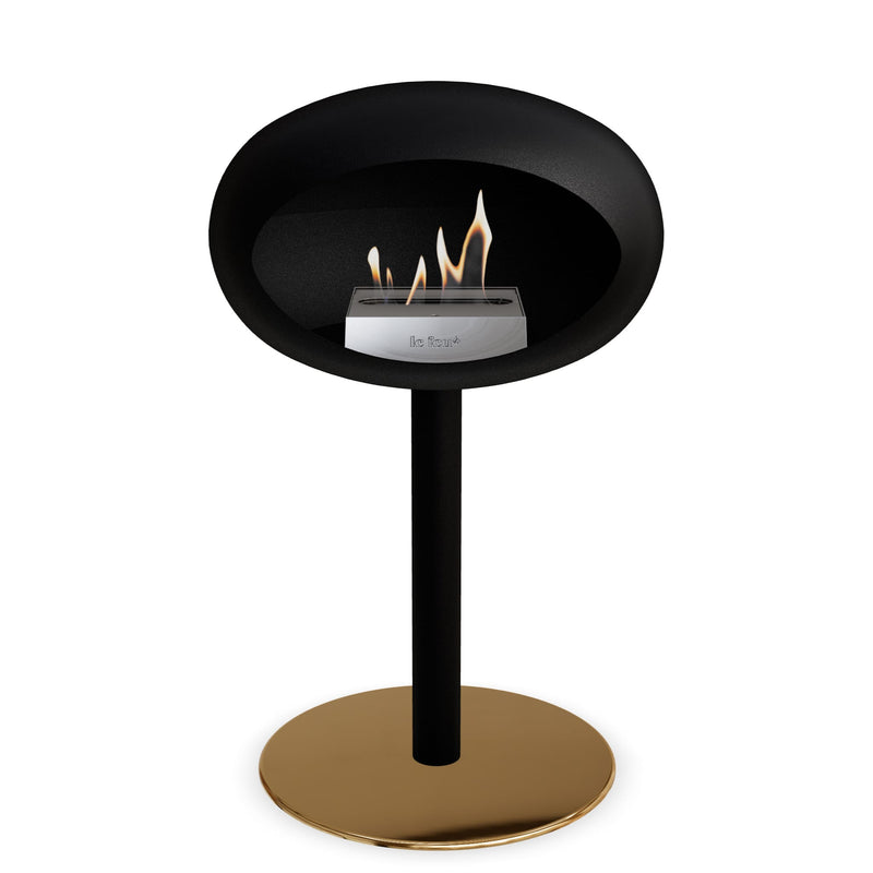 Le Feu Steel Low Dome <br>Black