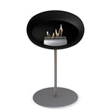 Le Feu Steel Low Dome <br>Black