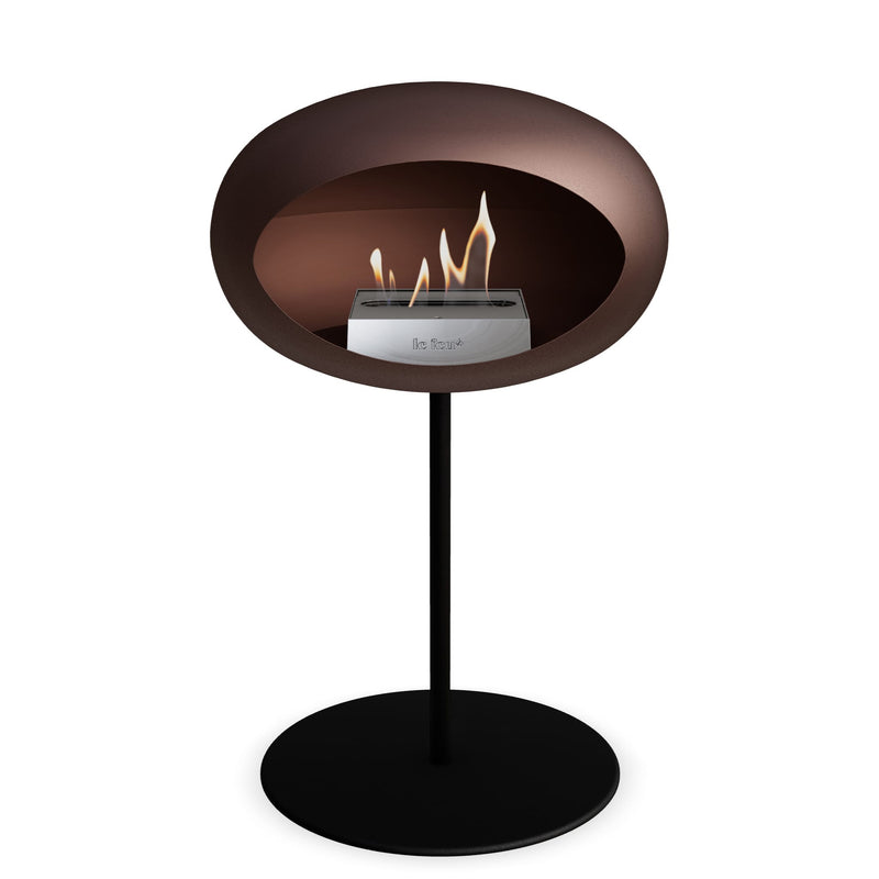 Le Feu Steel Low Dome - Mocca