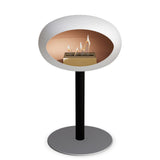 Le Feu Steel Low Dome <br>White