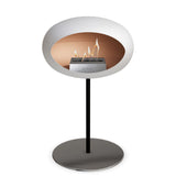 Le Feu Steel Low Dome <br>White