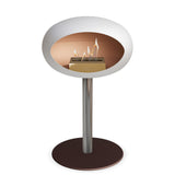 Le Feu Steel Low Dome <br>White