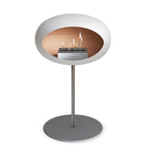 Le Feu Steel Low Dome <br>White