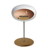 Le Feu Steel Low Dome <br>White