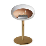 Le Feu Steel Low Dome <br>White