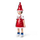 Kay Bojesen Christmas Lise, red/blue/white, H: 6.9" By Kay Bojesen