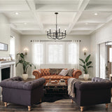 Capitol Hill 1 Tier Chandelier lifestyle 4