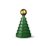 Kay Bojesen Christmas Tree, Green By Kay Bojesen