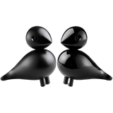 Kay Bojesen Lovebirds, Black, H: 3.5" By Kay Bojesen