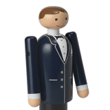 Kay Bojesen Groom, Blue/Black/White By Kay Bojesen