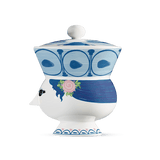 Bjørn Wiinblad Dora Bowl, Blue, Ø: 3.7" By Bjorn Wiinblad