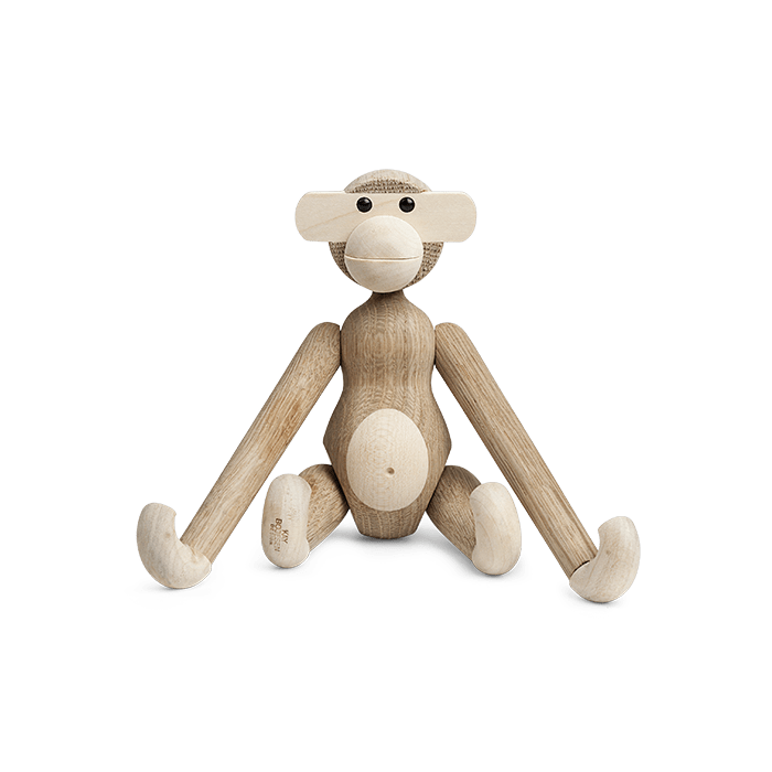 Kay Bojesen Monkey, Oak/Maple, Small Small By Kay Bojesen