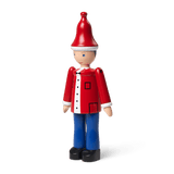 Kay Bojesen Christmas Ole, Red/Blue/White, H: 6.9" By Kay Bojesen