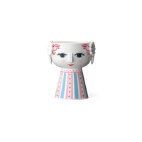 Bjørn Wiinblad Eva Candleholder, Pink, H: 3.7" By Bjorn Wiinblad