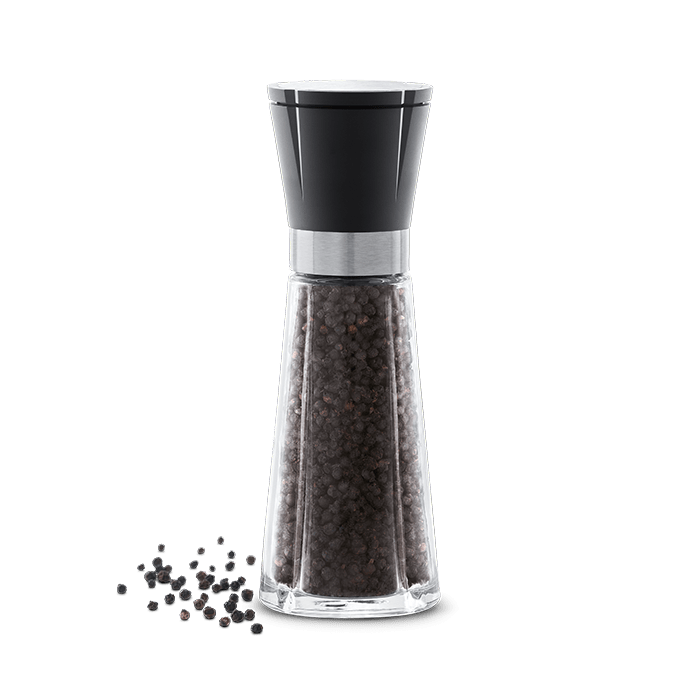 Rosendahl Grand Cru Pepper Mill, Black/Steel, H: 8.1" By Rosendahl