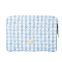 JUNA Pondus Laptop Bag, White/Light Blue By JUNA