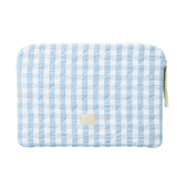 JUNA Pondus Laptop Bag, White/Light Blue By JUNA