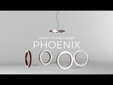 Vetreria Vistosi presents PHOENIX with an elegant game of geometries and circular joints