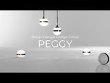 Vetreria Vistosi presents PEGGY born from the chromatic and material polarity of black and white