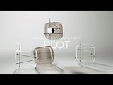 Vetreria Vistosi presents PLOT: a dialogue between different materials and a suspended light source