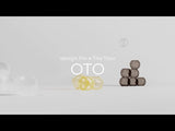 Vetreria Vistosi presents OTO a collection with spherical glass elements and rigadin processing