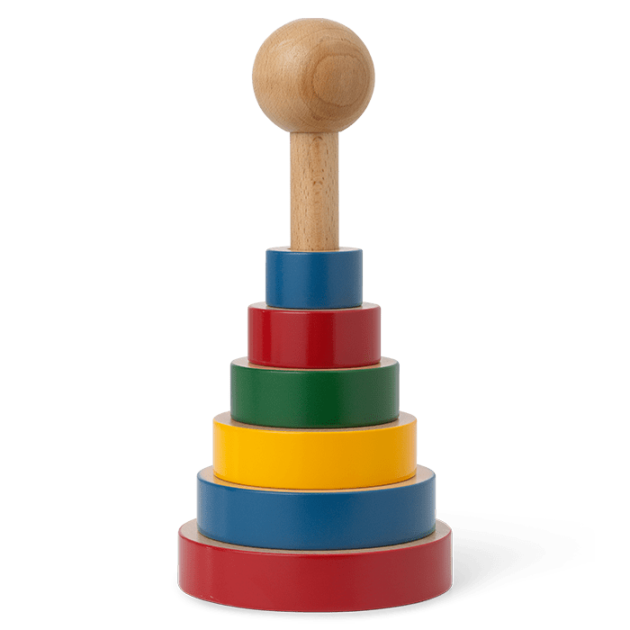 Kay Bojesen Pyramid Tower, Multi, H: 8.9" By Kay Bojesen