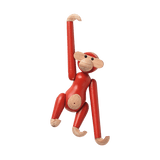 Kay Bojesen Vintage Monkey, Mini, Red, H: 3.7" By Kay Bojesen