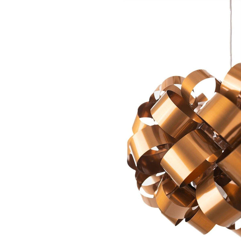 Copper Ring Sphere Pendant Light by Pallucco