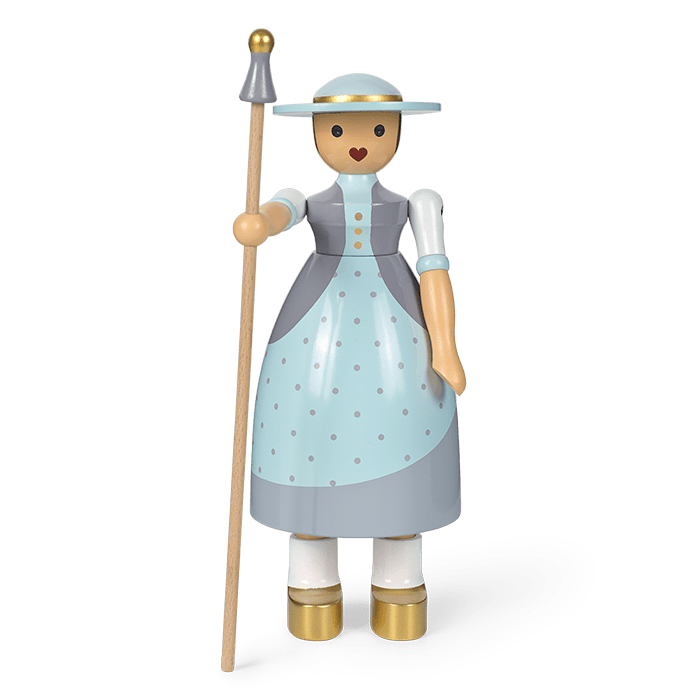 Kay Bojesen Shepherdess, Light Blue, H: 7.9" By Kay Bojesen