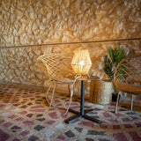 Sisine Table Lamp - on a terrace table