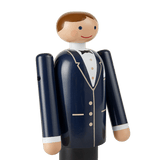 Kay Bojesen Groom, Blue/Black/White By Kay Bojesen
