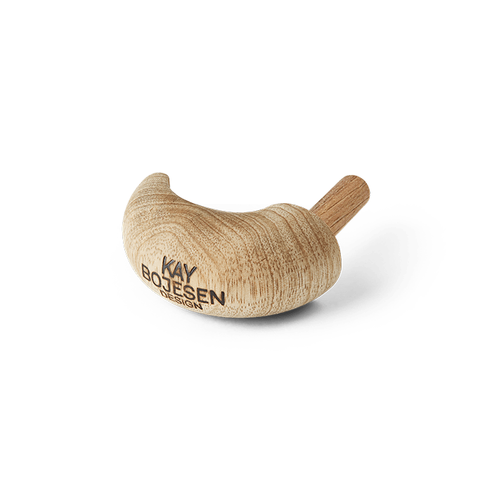 Kay Bojesen Spare Part for Monkey, Large Paw with Logo, Teak/Limba By Kay Bojesen