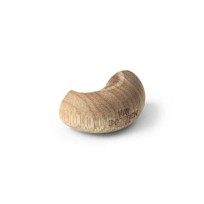 Kay Bojesen Spare Part for Monkey, Small Paw with Logo, Teak/Limba By Kay Bojesen