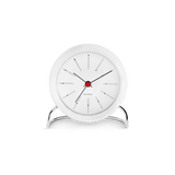 Arne Jacobsen Bankers Table Clock, Ø: 4.3" White By Arne Jacobsen