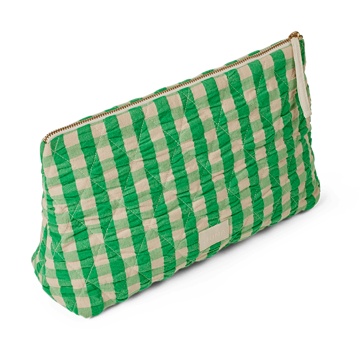 JUNA Karla Toiletry Bag Green/Sand By JUNA