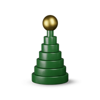 Kay Bojesen Christmas Tree, Green Small By Kay Bojesen