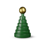 Kay Bojesen Christmas Tree, Green Small By Kay Bojesen