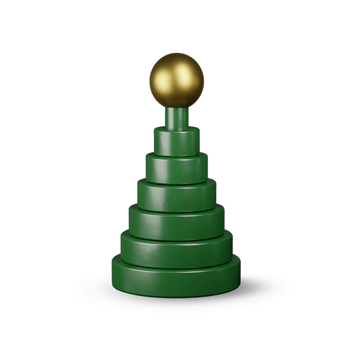 Kay Bojesen Christmas Tree, Green Small By Kay Bojesen