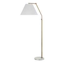 Claire Floor Lamp Dark Antique Brushed Brass By Renwil