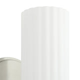 Bedminster 5-inch 1-light Brushed Nickel Vanity Light with Etched Opal Ribbed Glass Shade