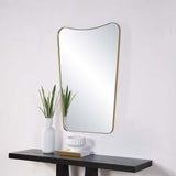 Artesia Wall Mirror Gold By Renwil