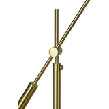 Claire Floor Lamp Satin Brass By Renwil