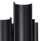 Kestrel 16-inch 3-light Textured Black 5CCT LED Exterior Wall Sconce