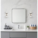 Tremolo 11-inch 2-light Brushed Nickel and Polished Nickel Vanity Light with Etched Opal Glass