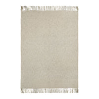 Curtis Throw Blanket Beige By Renwil