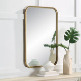 Jyn Wall Mirror ANTIQUE BRUSHED BRASS By Renwil