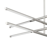 Overture 36-inch 8-light Polished Nickel 5CCT LED Chandelier