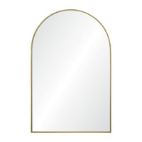Durness Wall Mirror Satin Brass By Renwil