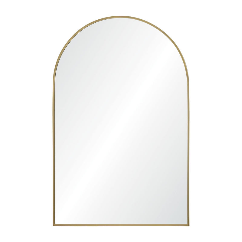 Durness Wall Mirror Satin Brass By Renwil